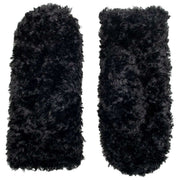 Dents Fäustlinge aus Teddyfleece – Schwarz