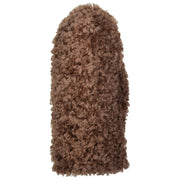 Dents Fäustlinge aus Teddyfleece – Schokoladenbraun