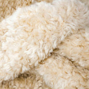Snood Polaire Dents Teddy - Beige Naturel