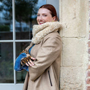 Snood Polaire Dents Teddy - Beige Naturel