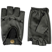 Dents Die Suited Racer Gripper Leder-Fahrhandschuhe – Schwarz