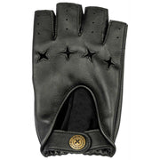 Dents Die Suited Racer Gripper Leder-Fahrhandschuhe – Schwarz