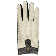 Dents Die Suited Racer Hatcher Leder-Fahrhandschuhe – Schwarz