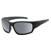 Dirty Dog Snapper Sunglasses - Satin Black/Grey Mirror