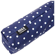 Parapluie Roka Waterloo en nylon recyclé - Bleu marine à pois