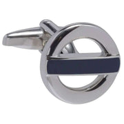 david-van-hagen-the-roundel-cufflinks---silverblue-34498483