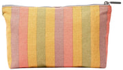 Roka Maida Vale Mittelgroßer Baumwoll-Canvas-Beutel – Faded Multi Stripe