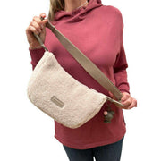 david-jones-faux-fur-sling-bag---beige-34507591