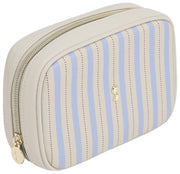 Stackers Expanding Travel Jewellery Case - Oatmeal/Blue