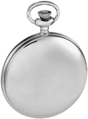 Woodford Twin Lidded Mechanical Pocket Watch - Silver