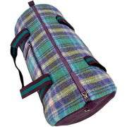 maccessori-harris-tweed-barrel-holdall-bag---greenpurple-34630983