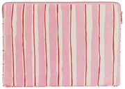 Hindbag Ava Small 13inch Laptop Case - Red/Pink Stripes