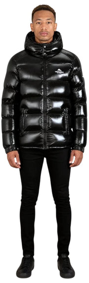 Helvetica Mountain Pioneers Space Hooded Jacket - Black