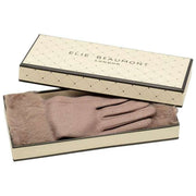 Elie Beaumont Dia Cuff Handschuhe – Nerzbeige