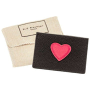 Porte-cartes Coeur Elie Beaumont - Noir/Rose Baie