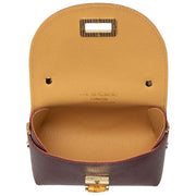 Elie Beaumont Mini Bambou Tasche – Burgunderrot