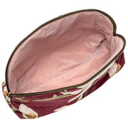 Elie Beaumont Serendipity Velvet Cosmetisch Etui - Burgundy Magnolia