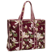 Elie Beaumont Serendipity fluwelen draagtas - Bourgondische Magnolia
