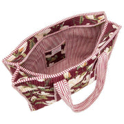 Elie Beaumont Serendipity fluwelen draagtas - Bourgondische Magnolia