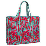 Elie Beaumont Serendipity fluwelen draagtas - Koraal Lily Roze