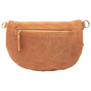 Grand sac à bandoulière en daim Elie Beaumont - Tan