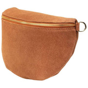 Grand sac à bandoulière en daim Elie Beaumont - Tan