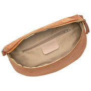Grand sac à bandoulière en daim Elie Beaumont - Tan