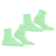 Esprit Basic Pure 2 Pack Short Socks - After Eight Green