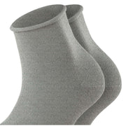Esprit Basic Pure 2 Pack Short Socks - Light Grey