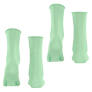 Esprit Basic Pure 2 Pack Socks - After Eight Green