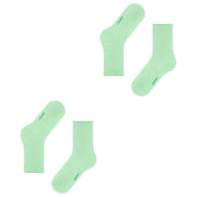 Esprit Basic Pure 2 Pack Socks - After Eight Green