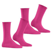 Esprit Basic Pure 2 Pack Socks - Hot Pink