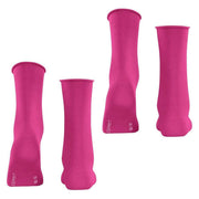 Esprit Basic Pure 2 Pack Socks - Hot Pink