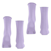 Esprit Basic Pure 2 Pack Socks - Lupine Purple