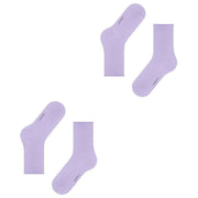 Esprit Basic Pure 2 Pack Socks - Lupine Purple