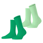 Esprit Basic Tennis 2 Pack Socks - Green
