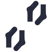 Esprit Basic Tennis 2 Pack Socks - Navy