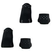 Esprit Fine Dot 2 Pack Sneaker Socks - Black