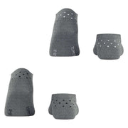 Esprit Fine Dot 2 Pack Sneaker Socks - Light Grey