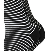 Esprit Fine Line 2 Pack Socks - Black