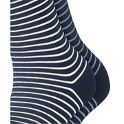 Esprit Fine Line 2 Pack Socks - Navy