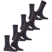 Esprit Solid 4 Pack Socks - Anthracite Mel Grey