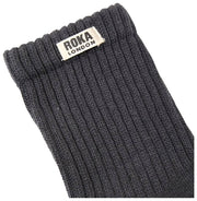 Roka Windsor Solid Crew Socken – Faded Black