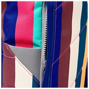 Roka Canfield B Medium Recycled Canvas Backpack - Wide Multi Stripe