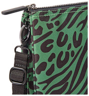 Roka Carnaby XL Recycled Canvas Crossbody Bag - Mixed Artichoke Green