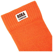 Roka Wimbledon Crew Socks - Jaffa Orange