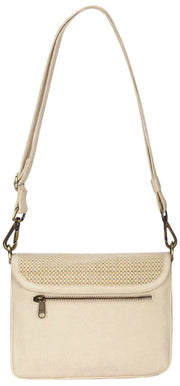Hindbag Margault Woven Shoulder Bag - Nude Beige