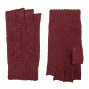 dents-fingerless-cable-knit-gloves---damson-burgundy-34477711
