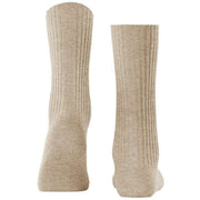 Falke Cosy Wool Boot Socks - Beige Mel