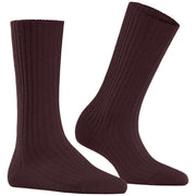 Falke Cosy Wool Boot Socks - Burgundy